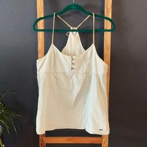 Light Blue Volcom Tank Top